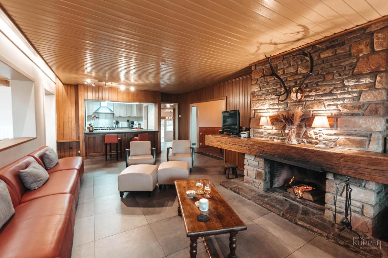 Le Loup Gris - 35 pers - Vue-Wellness, Butgenbach-Malmedy Villa Eksteriør billede